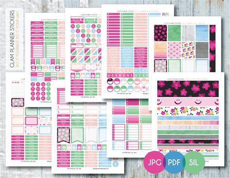 Free Printable Planner Stickers Pdf 2018
